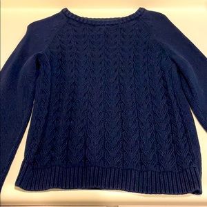 Navy Blue Lands’ End Drifter sweater